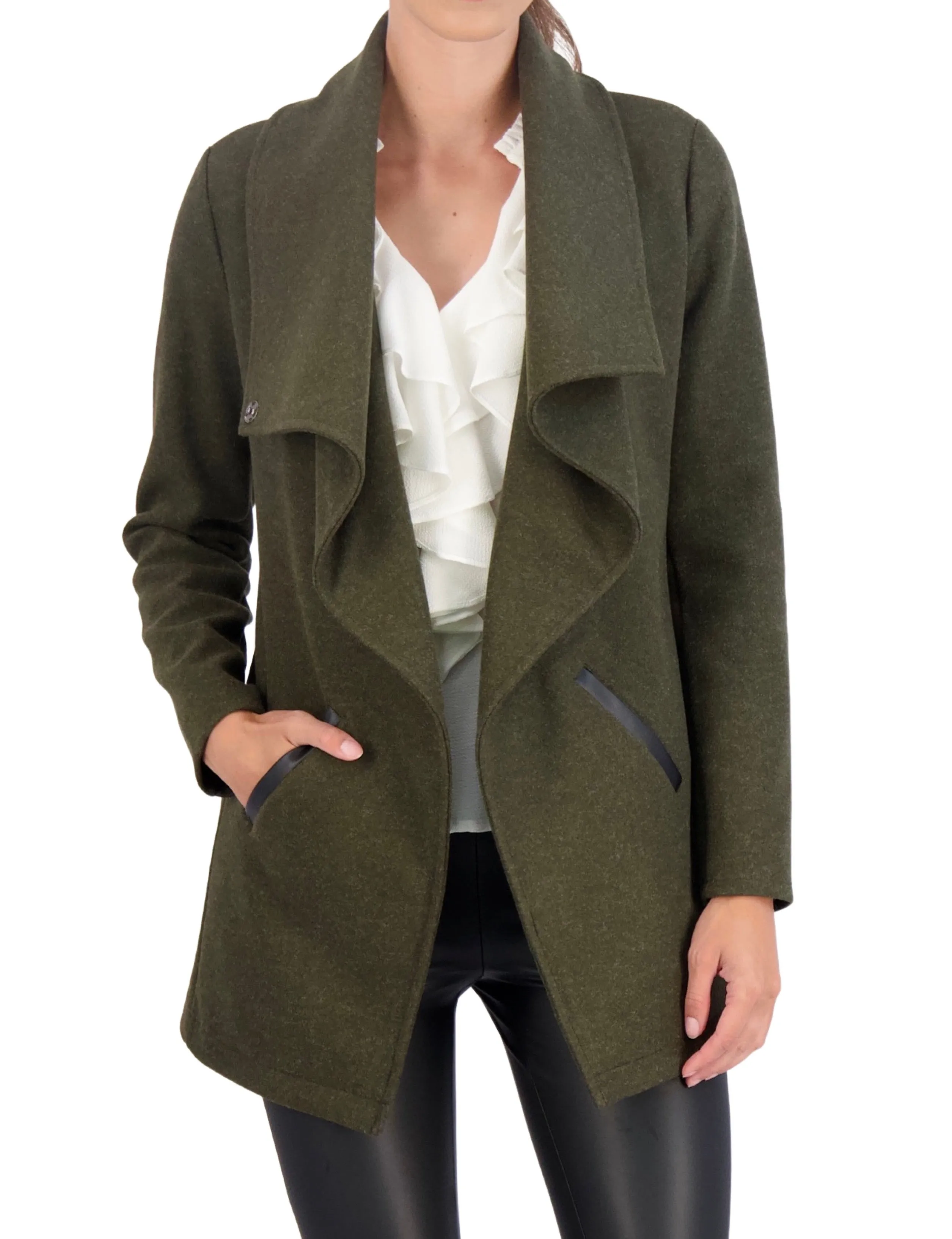 Ookie & Lala Vegan Cashmere Drape Jacket