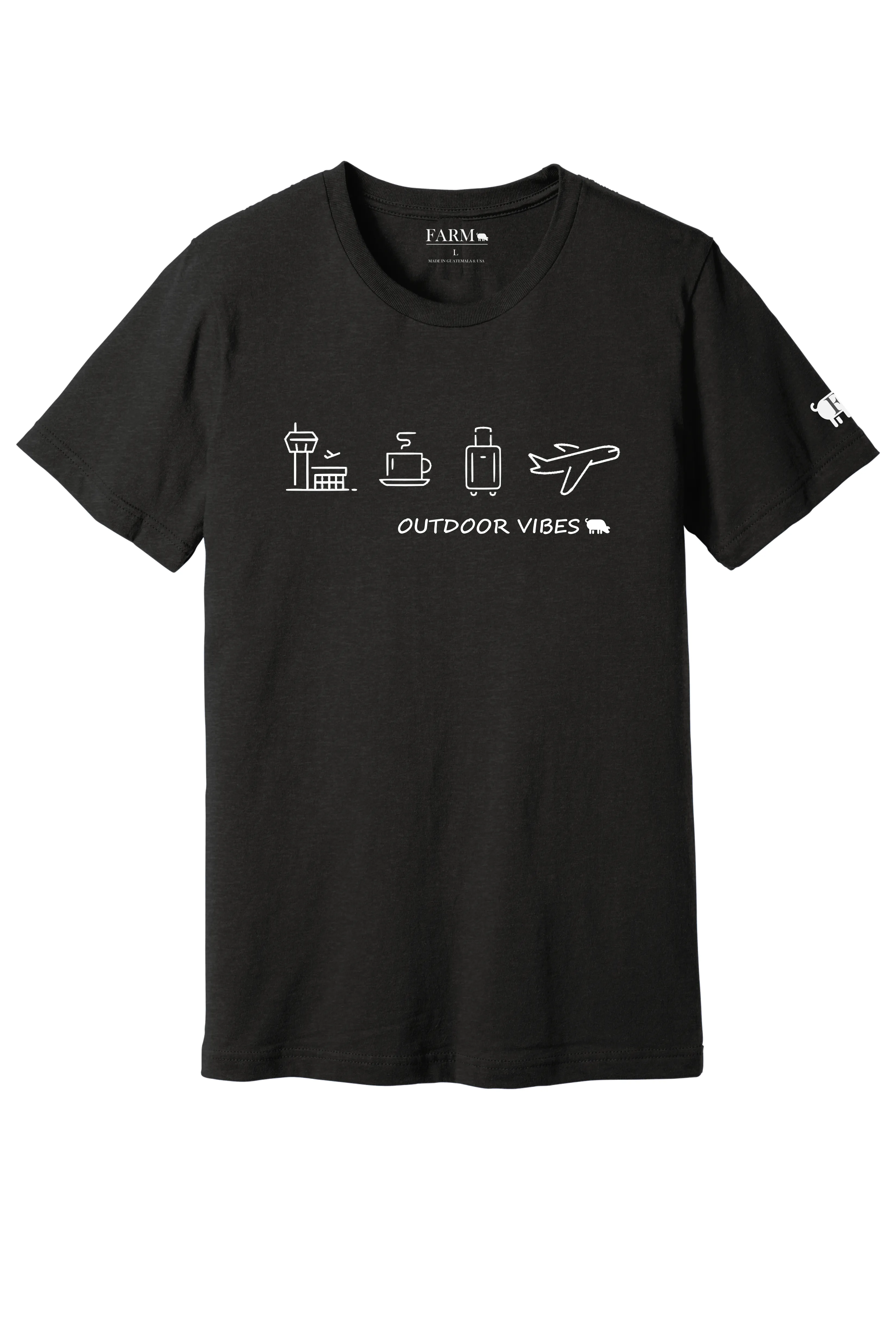 Outdoor Vibes Traveling T-Shirt Adult - Collection by Farm Brand