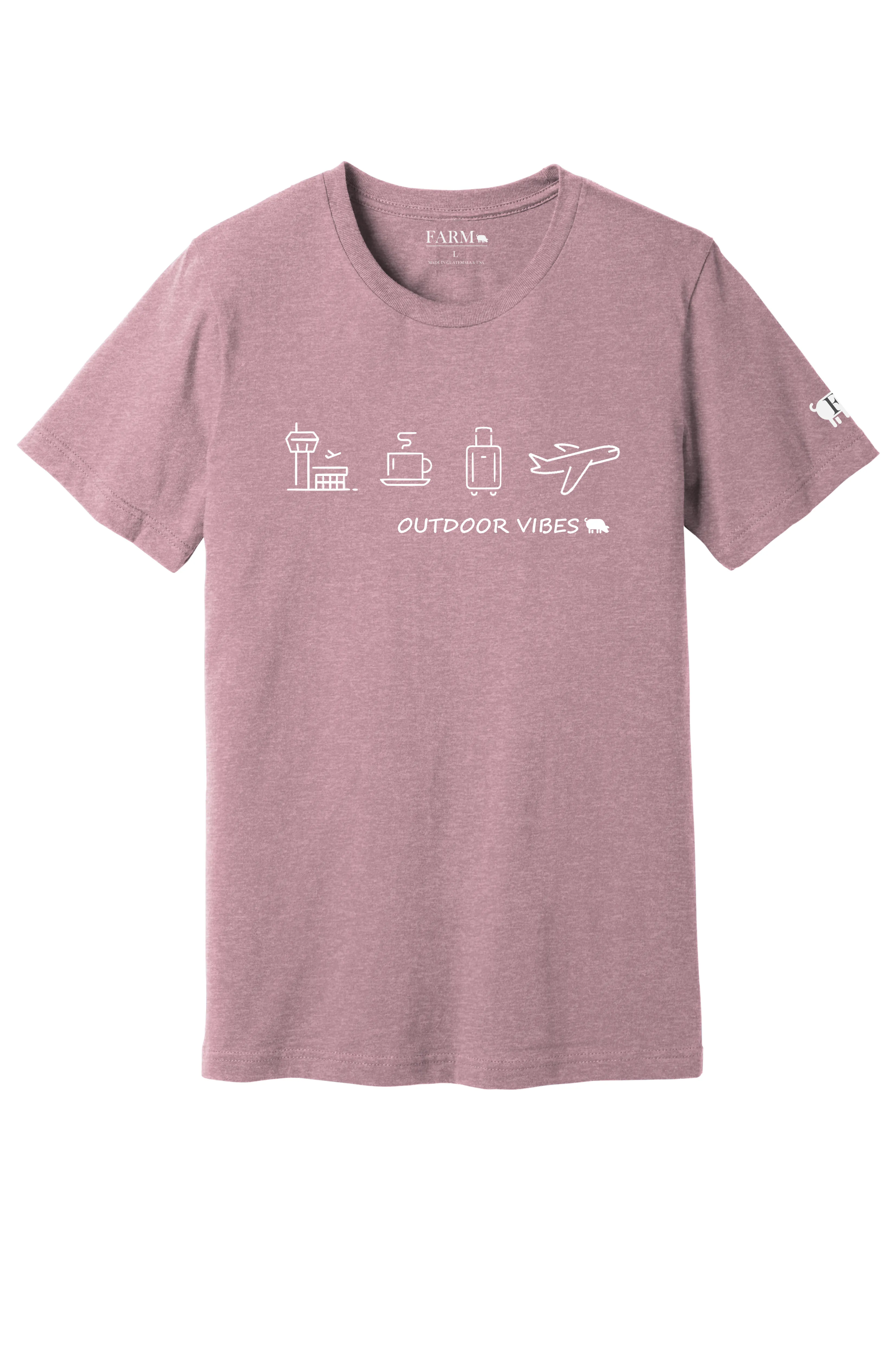 Outdoor Vibes Traveling T-Shirt Adult - Collection by Farm Brand