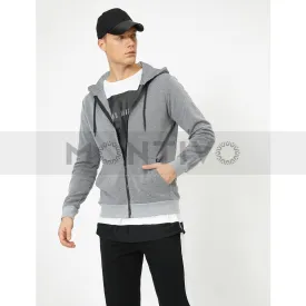 PB Grey Pique Zipper