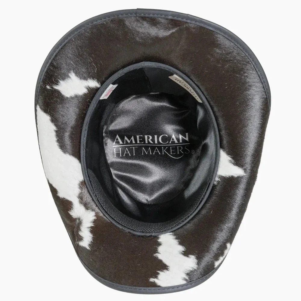 Pinto | Womens Leather Cowgirl Hat with Calf Accents