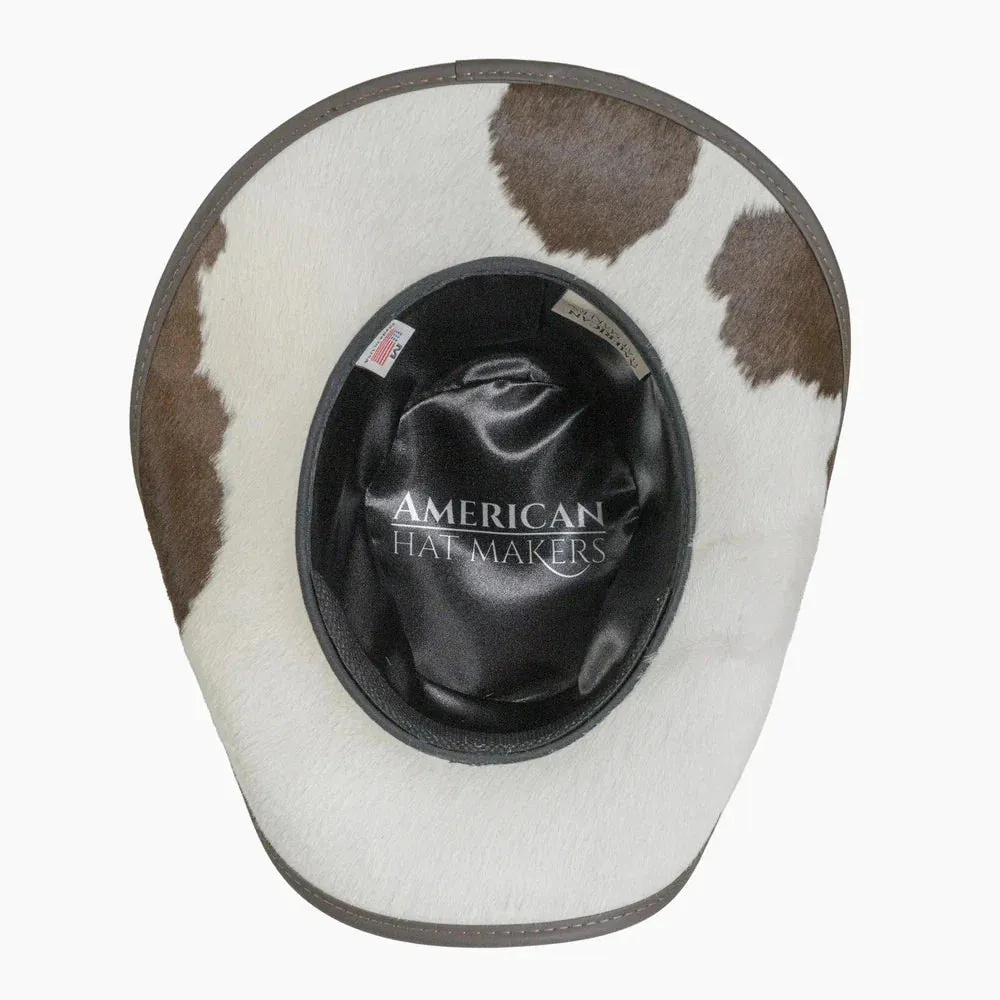 Pinto | Womens Leather Cowgirl Hat with Calf Accents