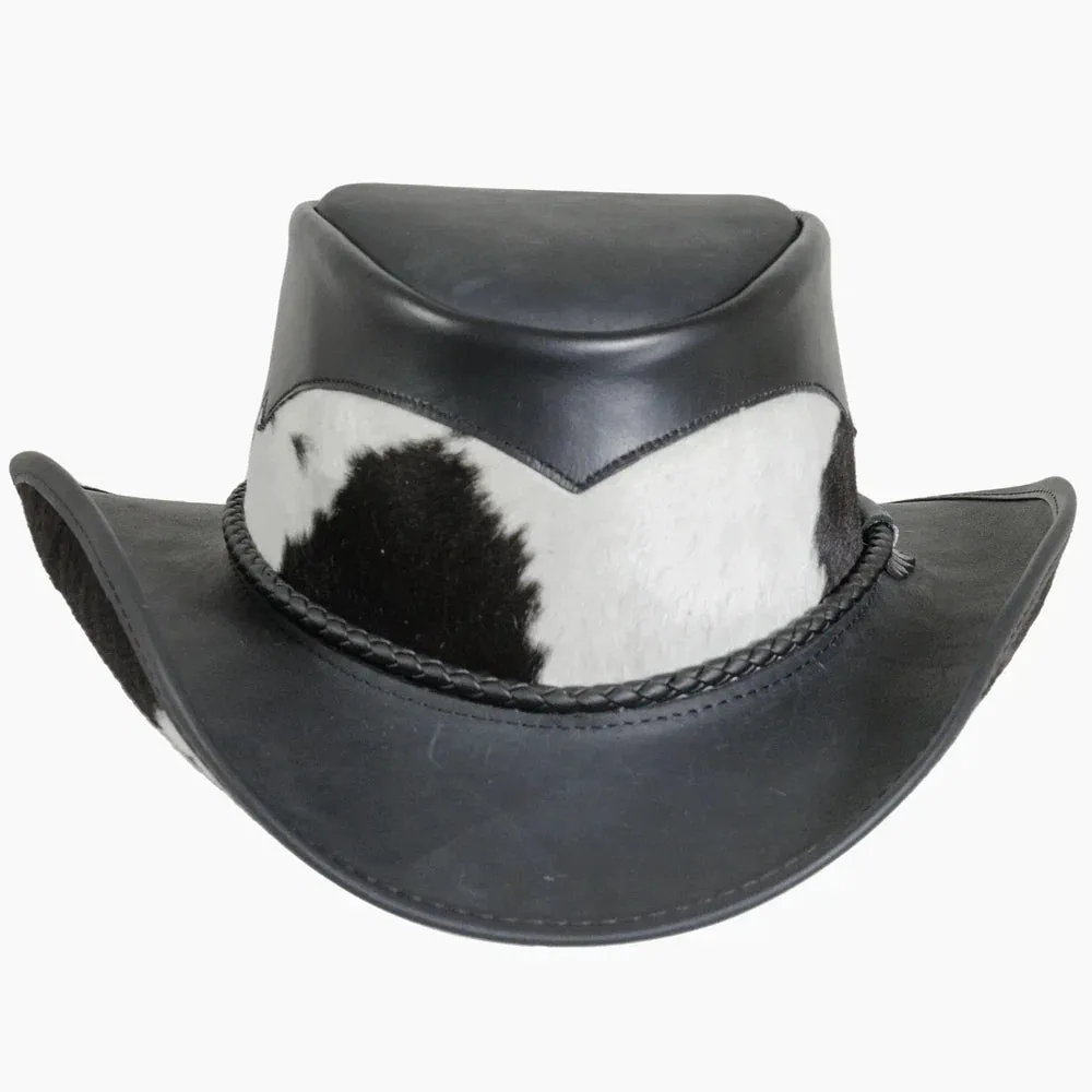 Pinto | Womens Leather Cowgirl Hat with Calf Accents