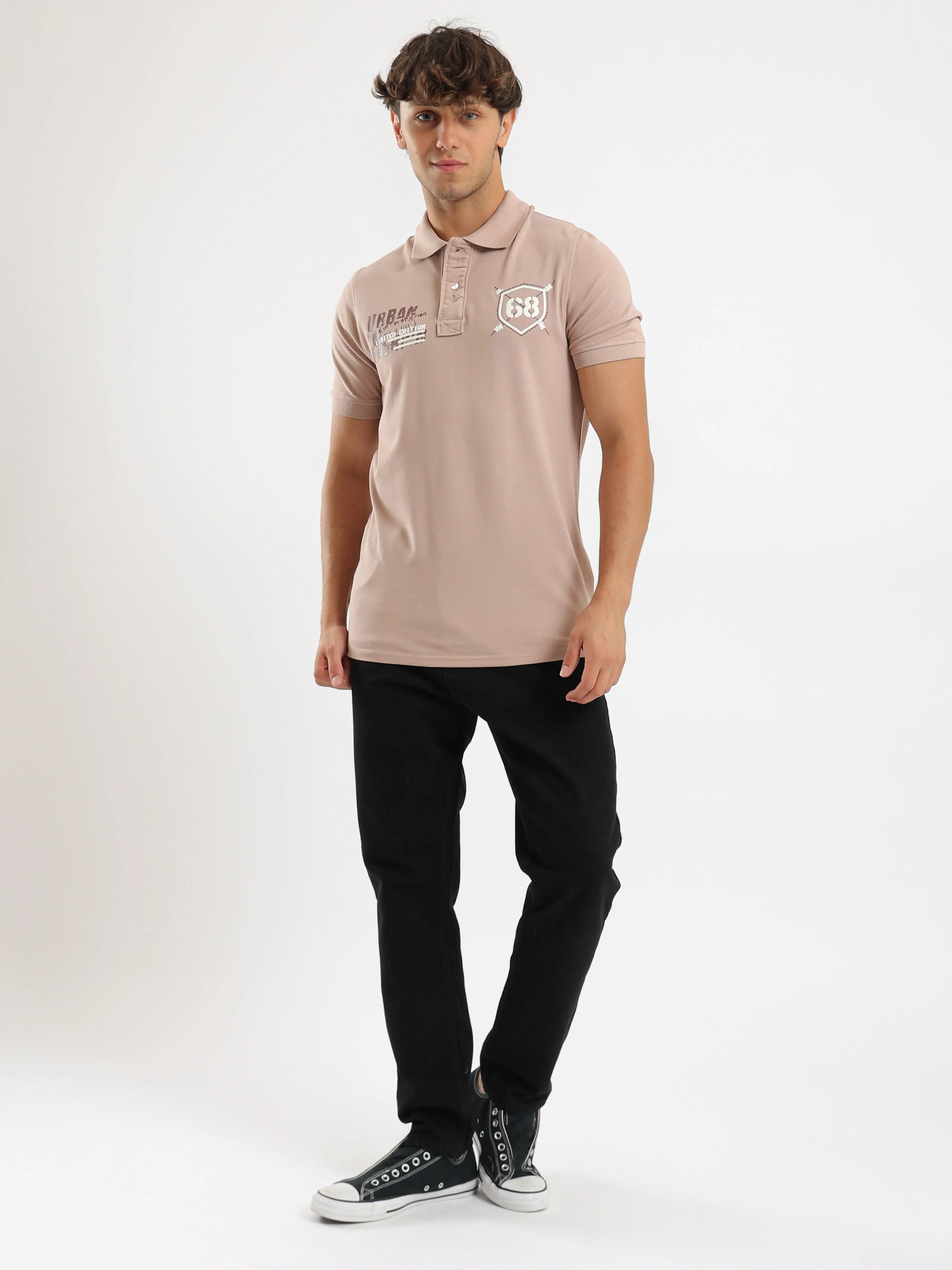 Printed Polo Shirt - Kashmier