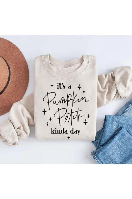 PUMPKIN PATCH DAY GRAPHIC SWEATSHIRT