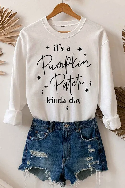 PUMPKIN PATCH DAY GRAPHIC SWEATSHIRT