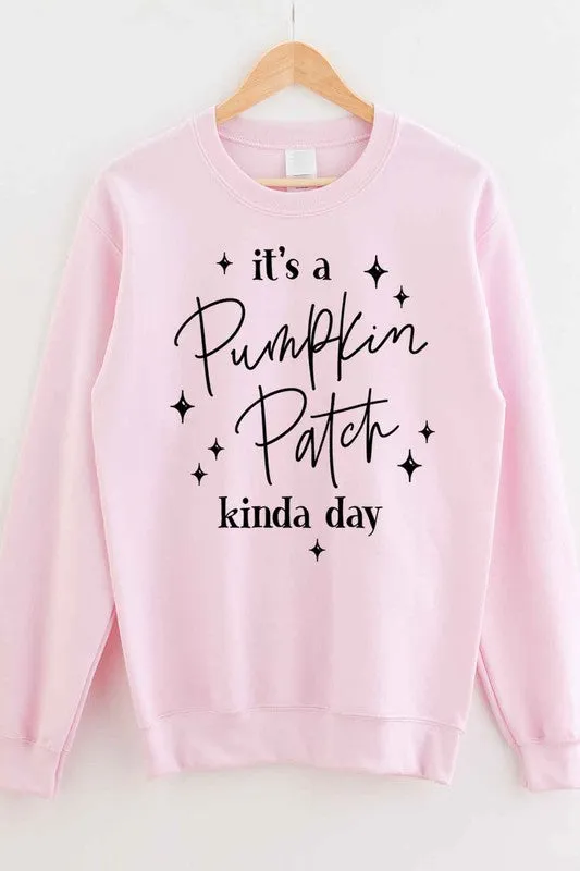 PUMPKIN PATCH DAY GRAPHIC SWEATSHIRT