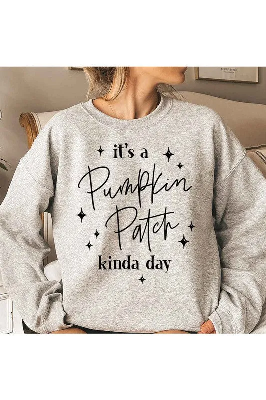 PUMPKIN PATCH DAY GRAPHIC SWEATSHIRT