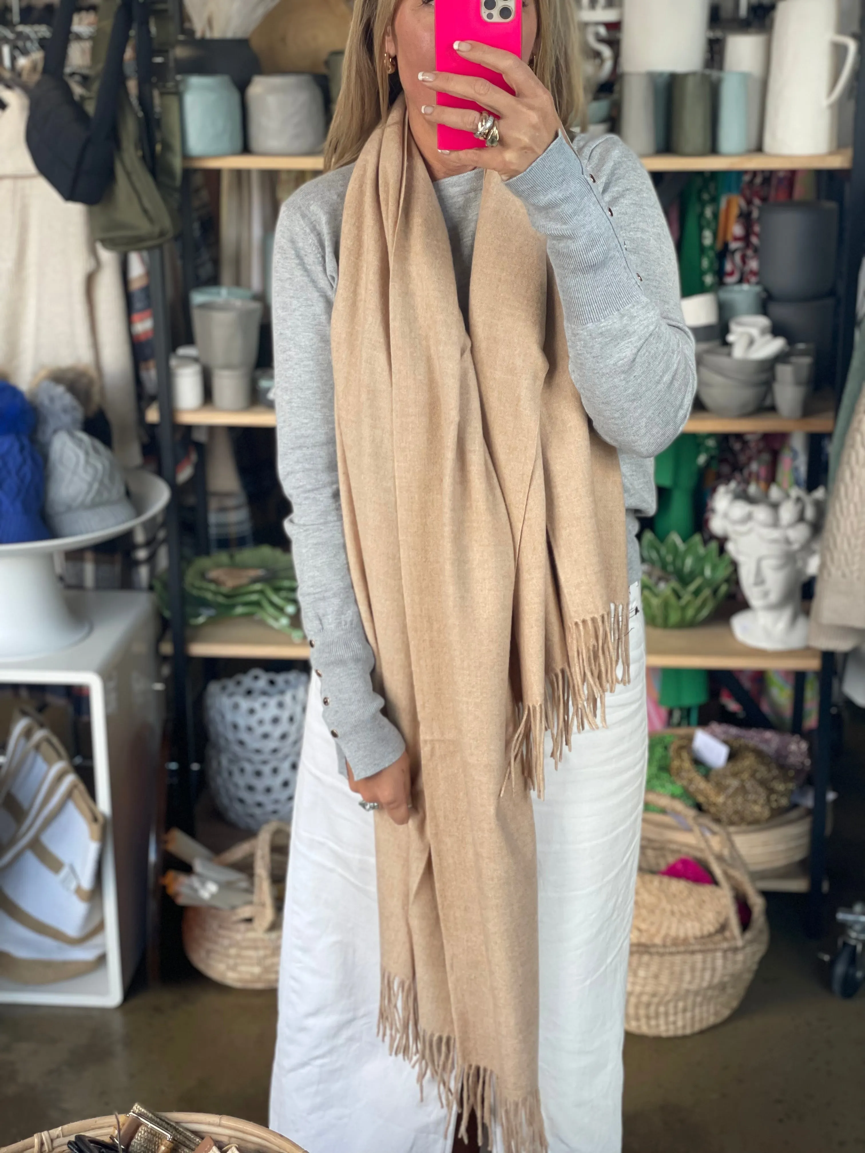 Scarf Wrap - 100% cashmere