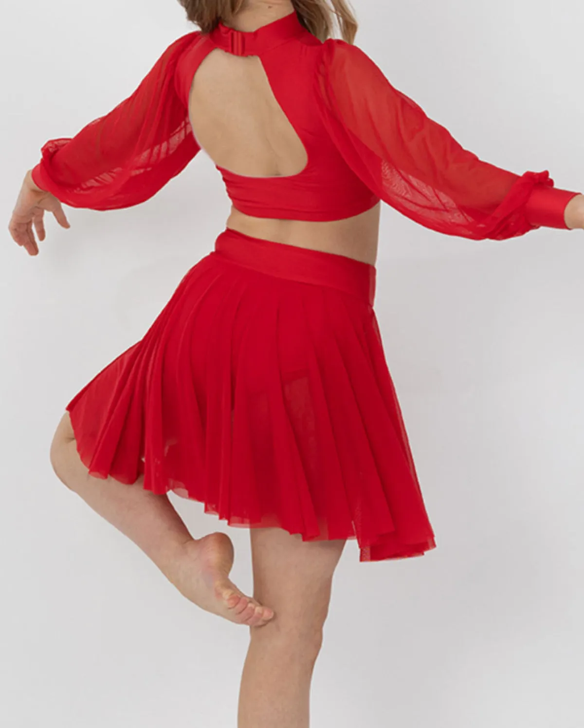 Studio 7, ELOISE SKIRT, Red, Adults, ADSK12