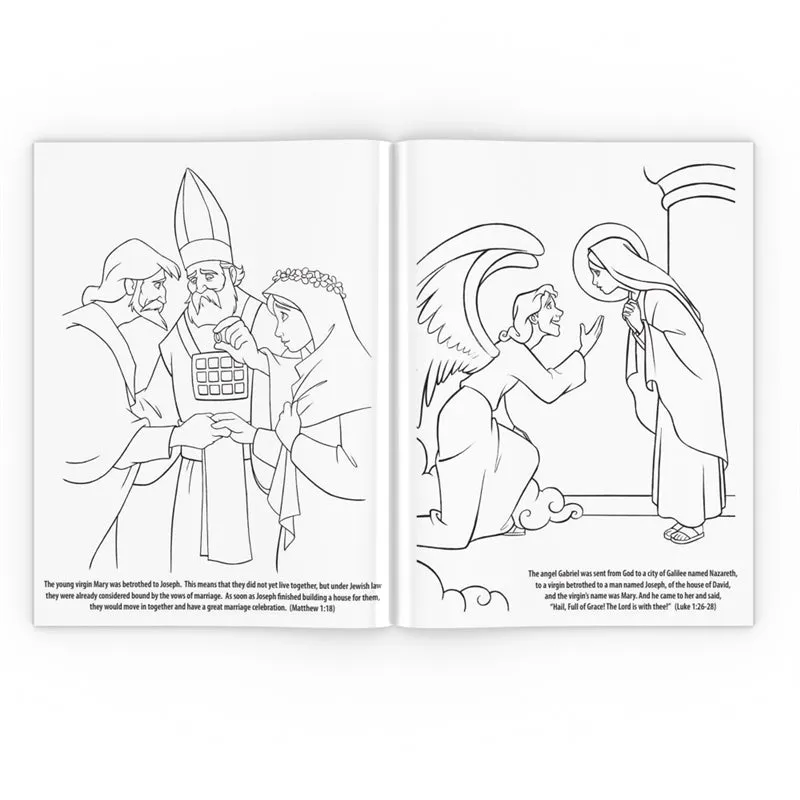 The Childhood of Jesus Coloring Book