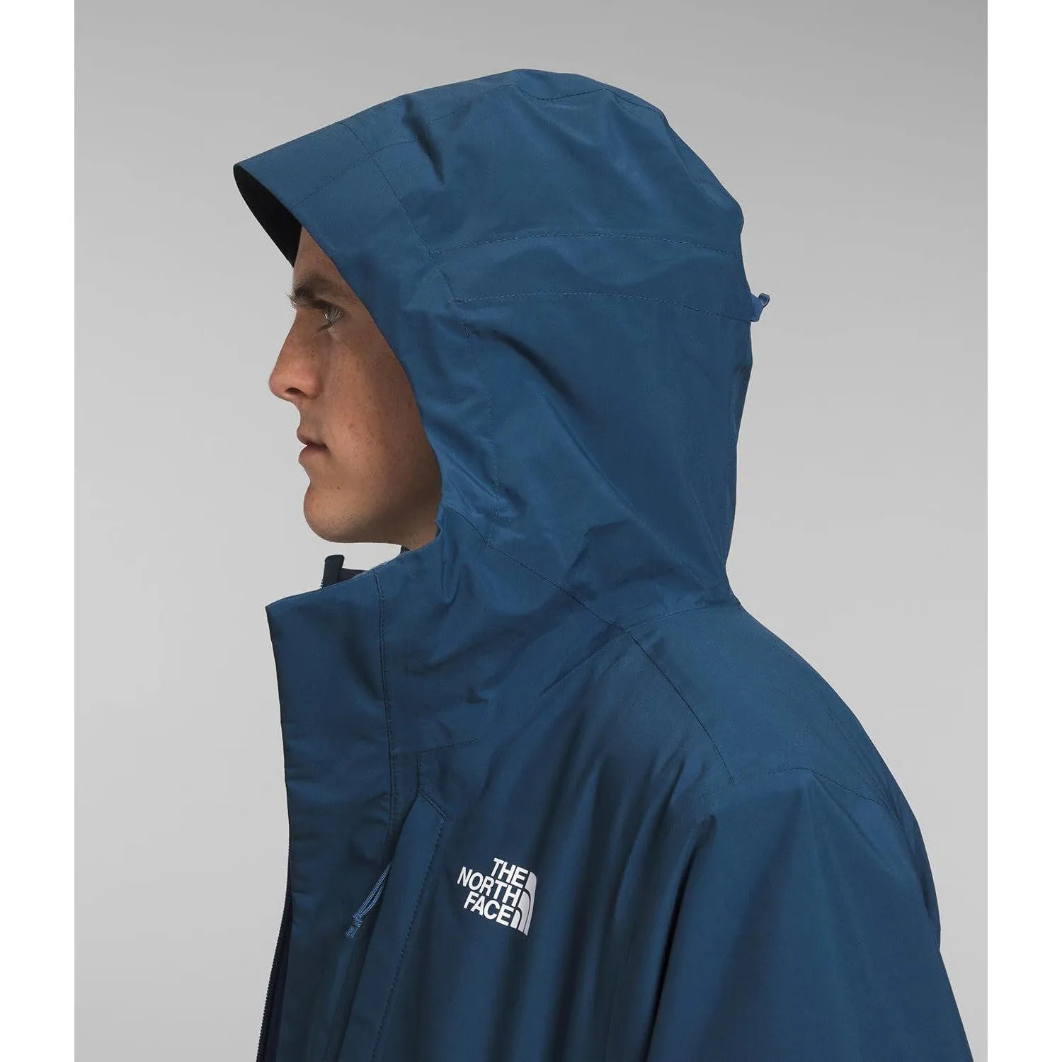 THE NORTH FACE Men's Carto Triclimate Waterproof Jacket, Shady Blue/Summit Navy, Small