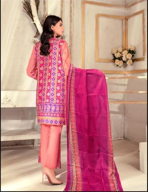 Unstitched Pakistani Pure Cotton salwar suits for Women