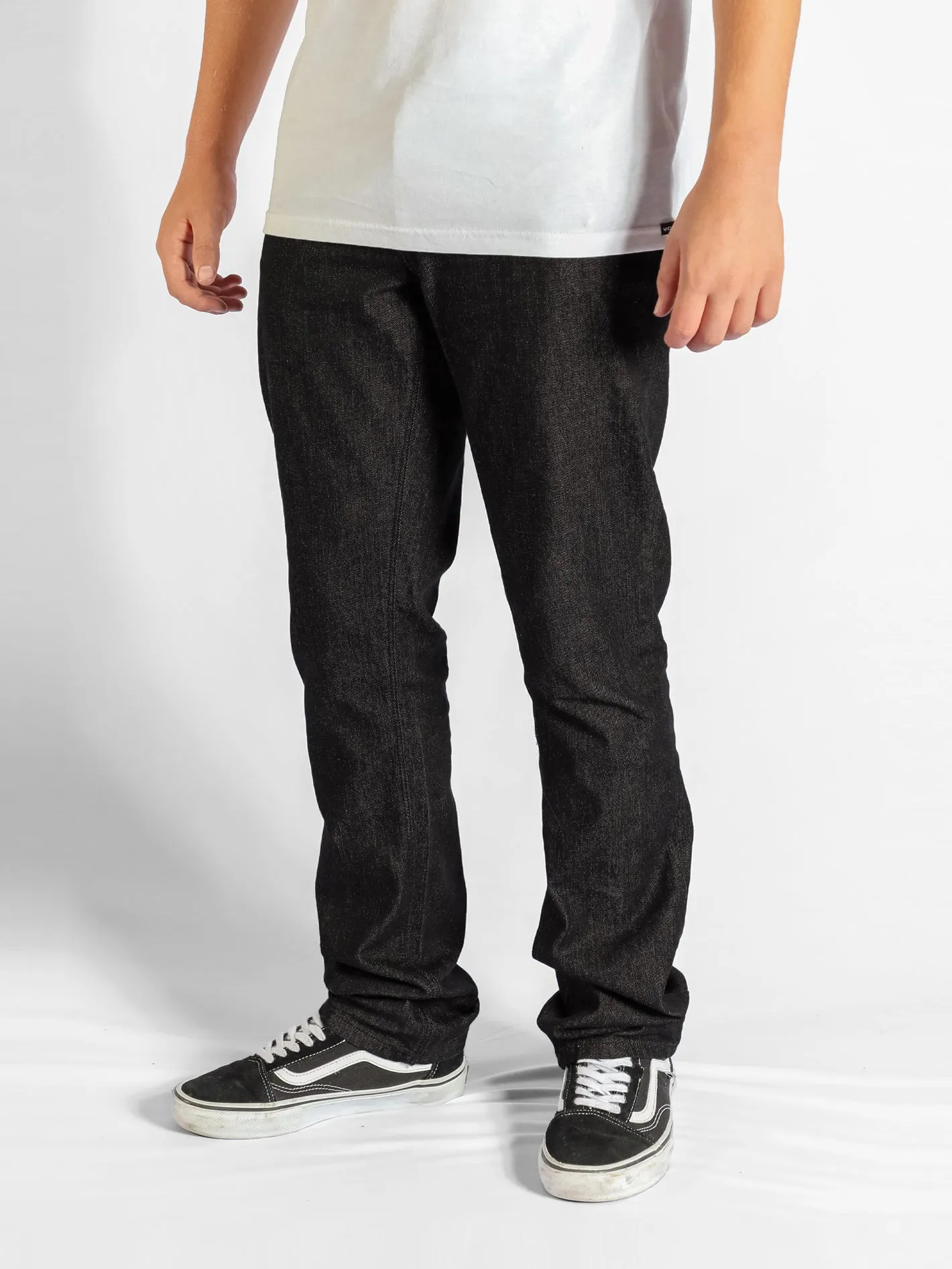 V Vorta Slim Fit Jeans - Rinsed Black