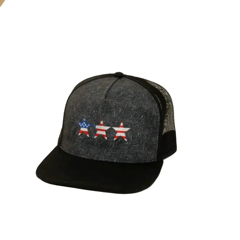 Valiant | Womens Black Snapback Trucker Hat