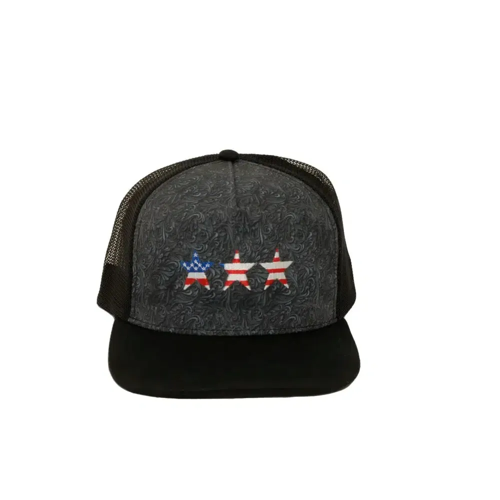 Valiant | Womens Black Snapback Trucker Hat