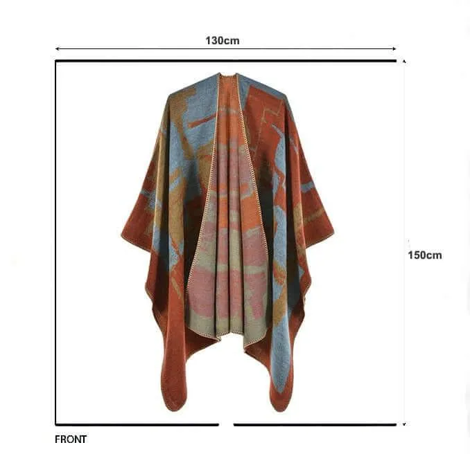 Women's Open Front Wrap Shawl - 41 Designs!