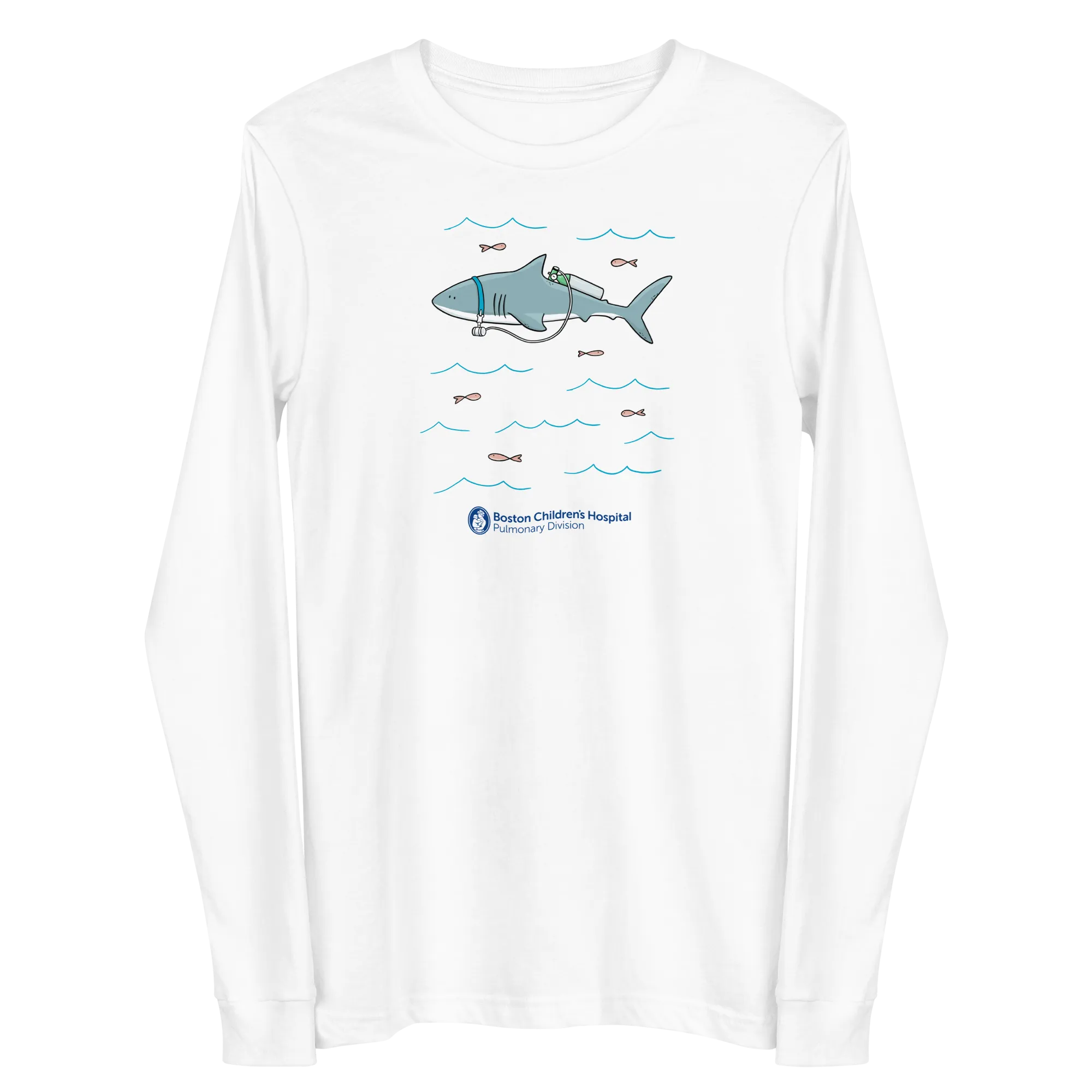 Z - Boston Children's Pulmonary Division - Shark Tank - Adult Long Sleeve T-Shirt