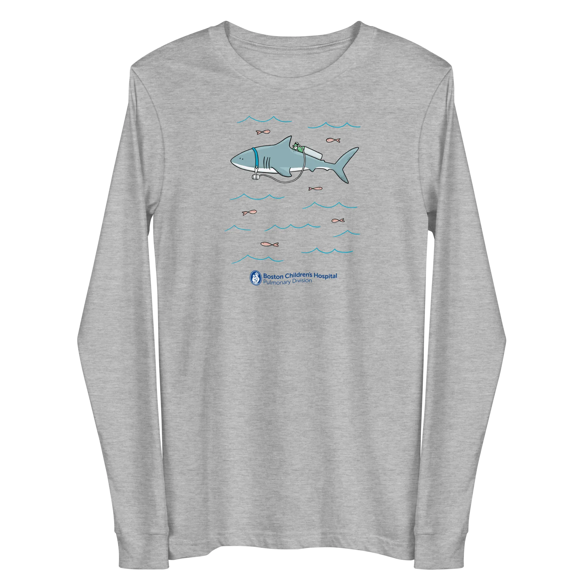 Z - Boston Children's Pulmonary Division - Shark Tank - Adult Long Sleeve T-Shirt