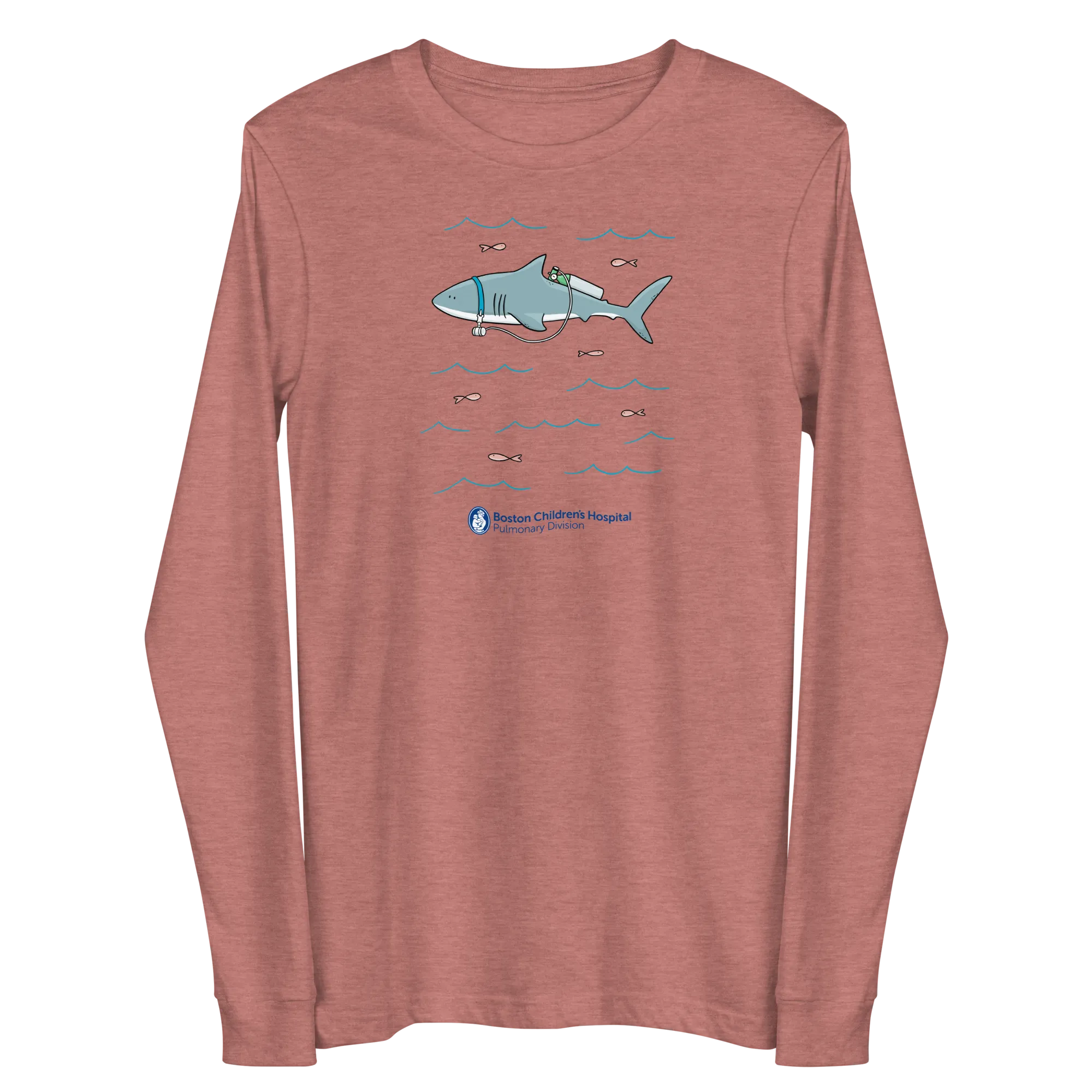 Z - Boston Children's Pulmonary Division - Shark Tank - Adult Long Sleeve T-Shirt